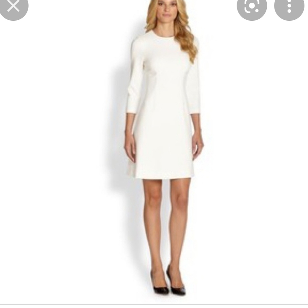 Kate Spade long sleeve white dress